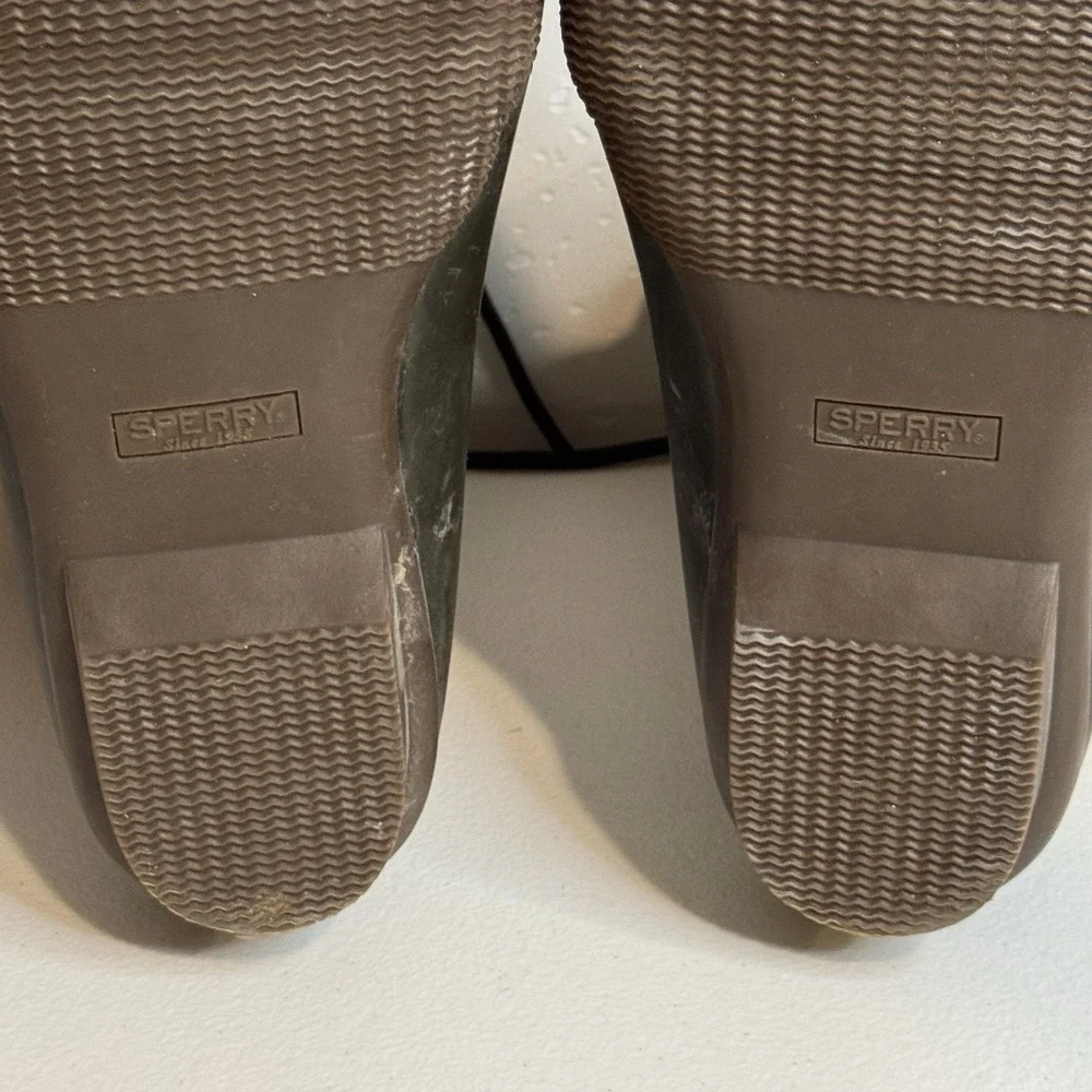 Duck Boots Women's Size 8 J. Crew Sperry Caramel Shearwater With Buckle & Zipper
